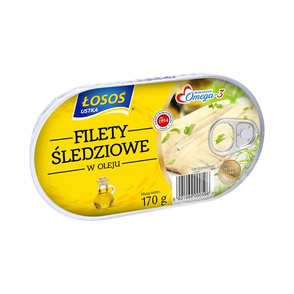 Losos heringfilé olajban 170 g