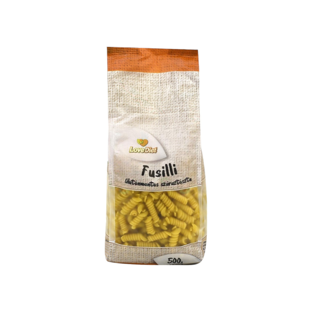 Love Diet Fusili (hrachová) bezlepková sušená těstovina 500 g