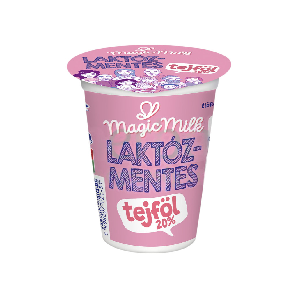 Magic Milk laktózmentes tejföl 20% 325 g
