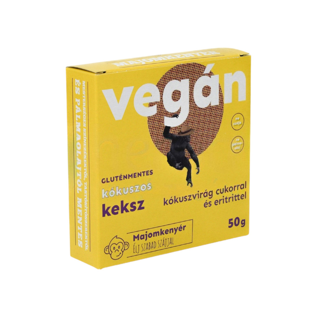 Majomkenyér kókuszos vegán keksz 50 g