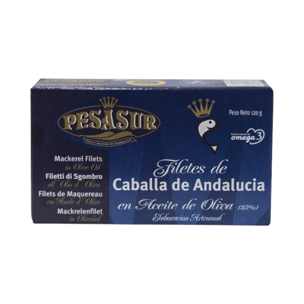 Makrelenfilet in Olivenöl in der Dose 120 g