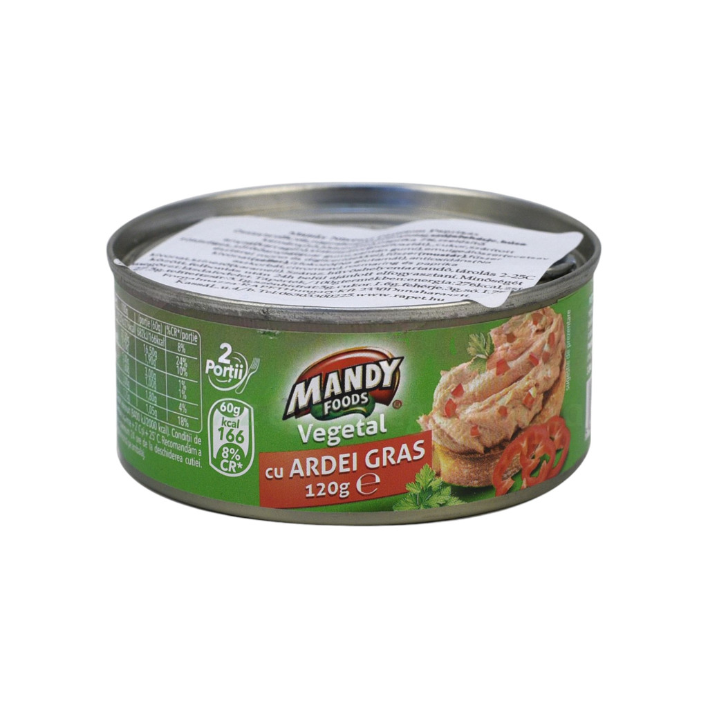 Mandy növényi pástétom paprikás 120 g