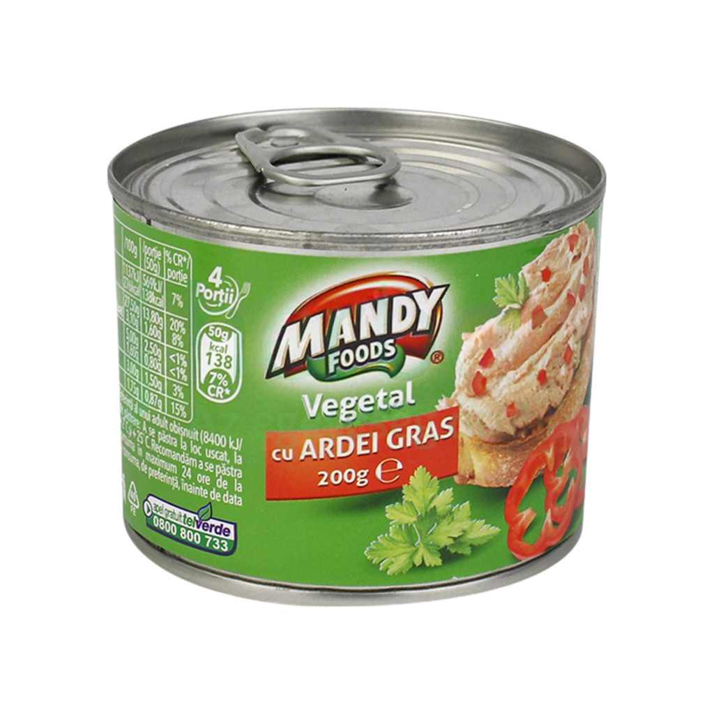 MANDY NÖVÉNYI PÁSTÉTOM PAPRIKÁS 200 g