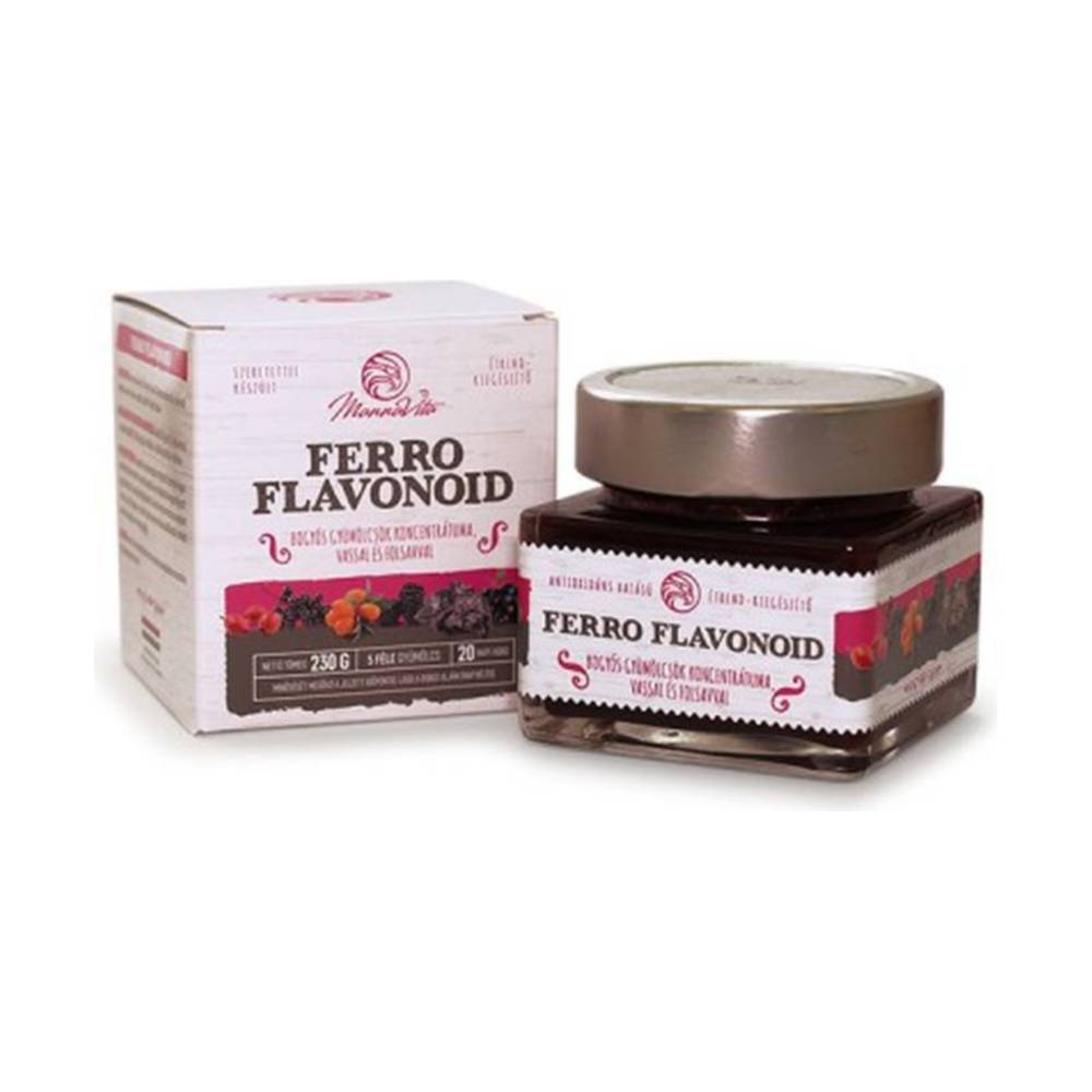 Mannavita iron flavonoid dietary supplement jam 230 g