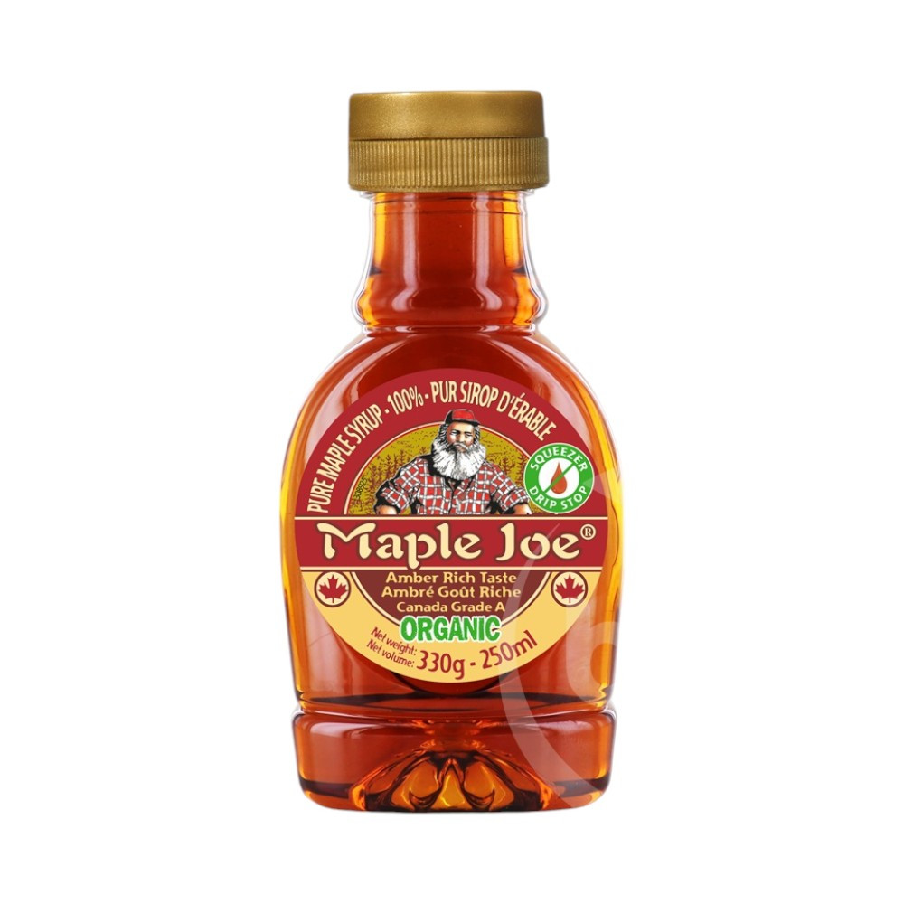 Maple Joe bio kanadai juharszirup cseppmentes 330 g