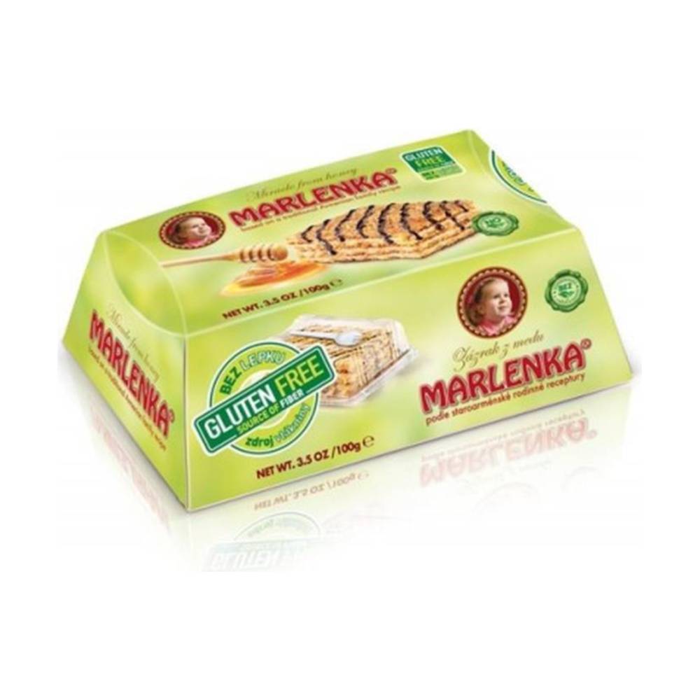 Kousek medového dortu Marlenka bez lepku