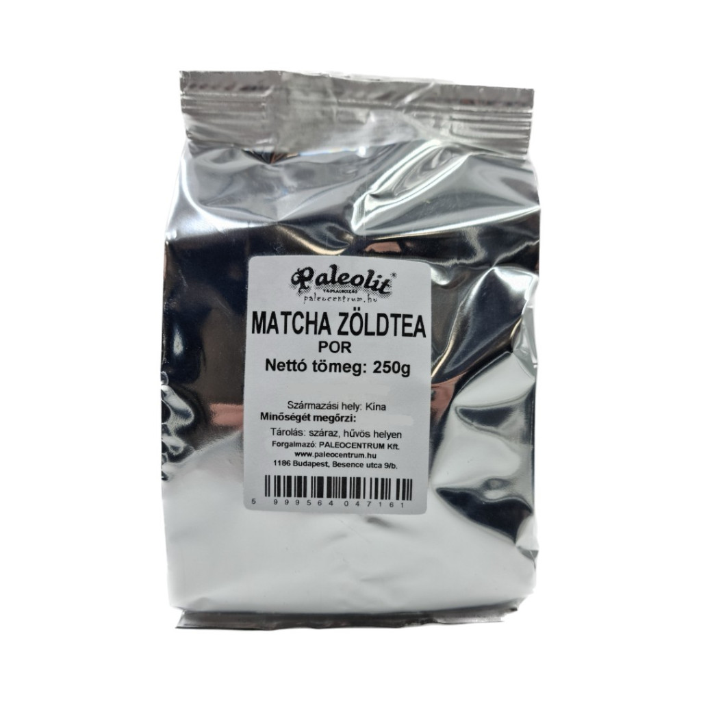 Matcha green tea powder in a bucket 250g - Paleolithic