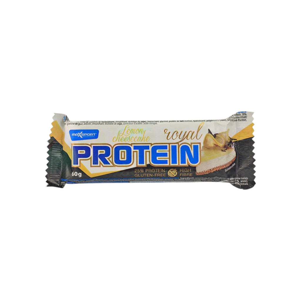 Max Sport Royal protein bar lemon cheesecake flavor gluten-free 60 g