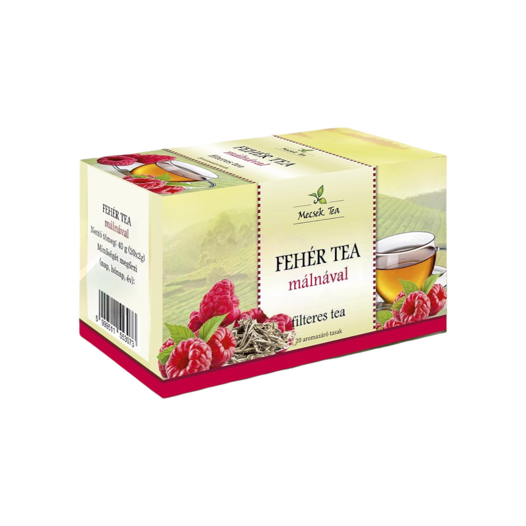 Mecsek fehér tea málnával 20x2g 40 g