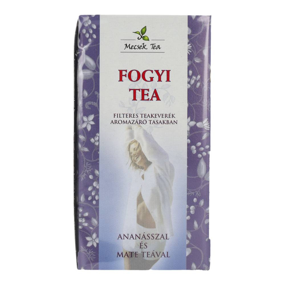 Mecsek chudnutie čaj ananás+mate čaj 20x1g 20 g
