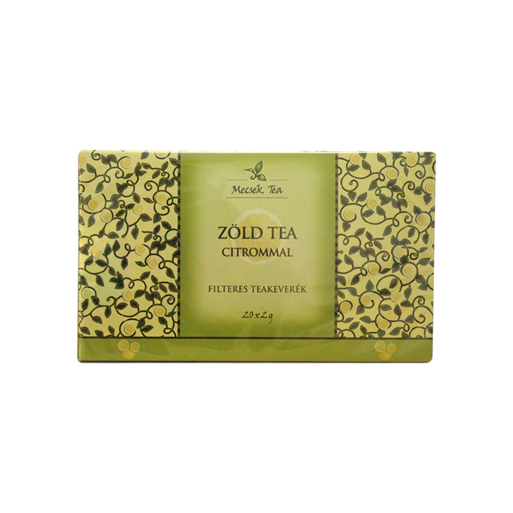 Ceai verde Mecsek cu lămâie 20x2g 40 g