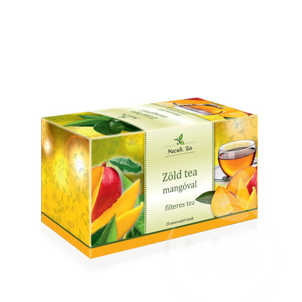 Mecsek green tea with mango 20x2g 40 g