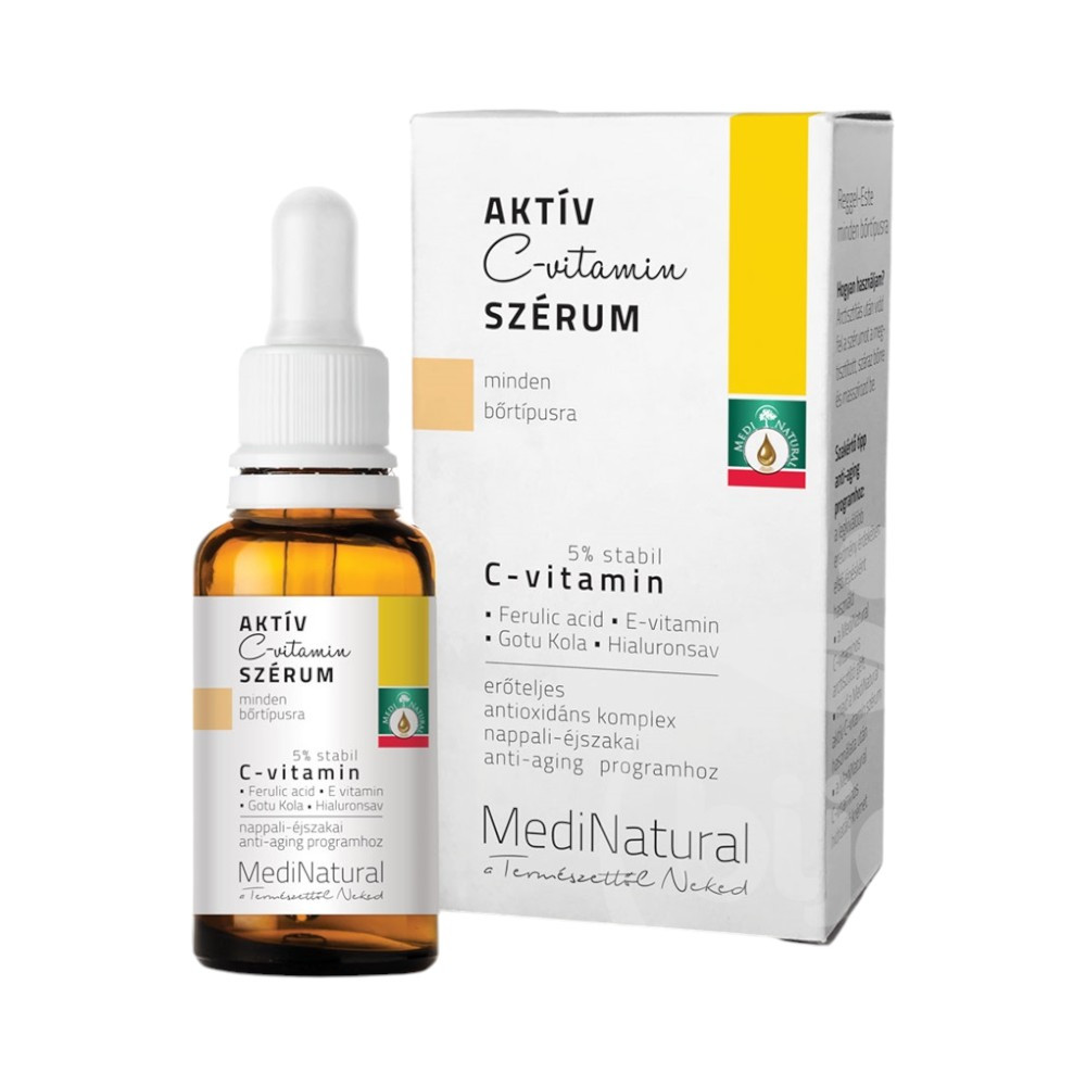Aktives C-Vitamin-Serum von Medinatural 30 ml