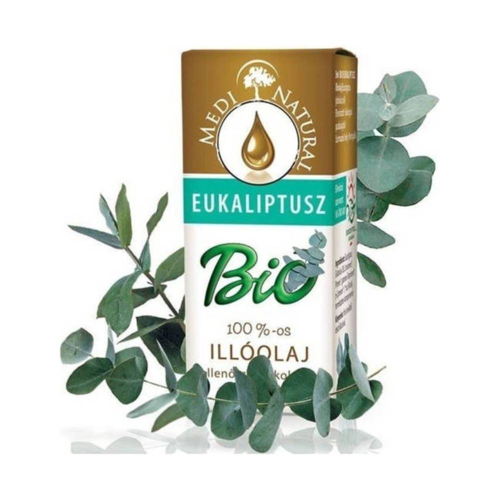 Ulei esențial de eucalipt bio Medinatural 100%, 5 ml