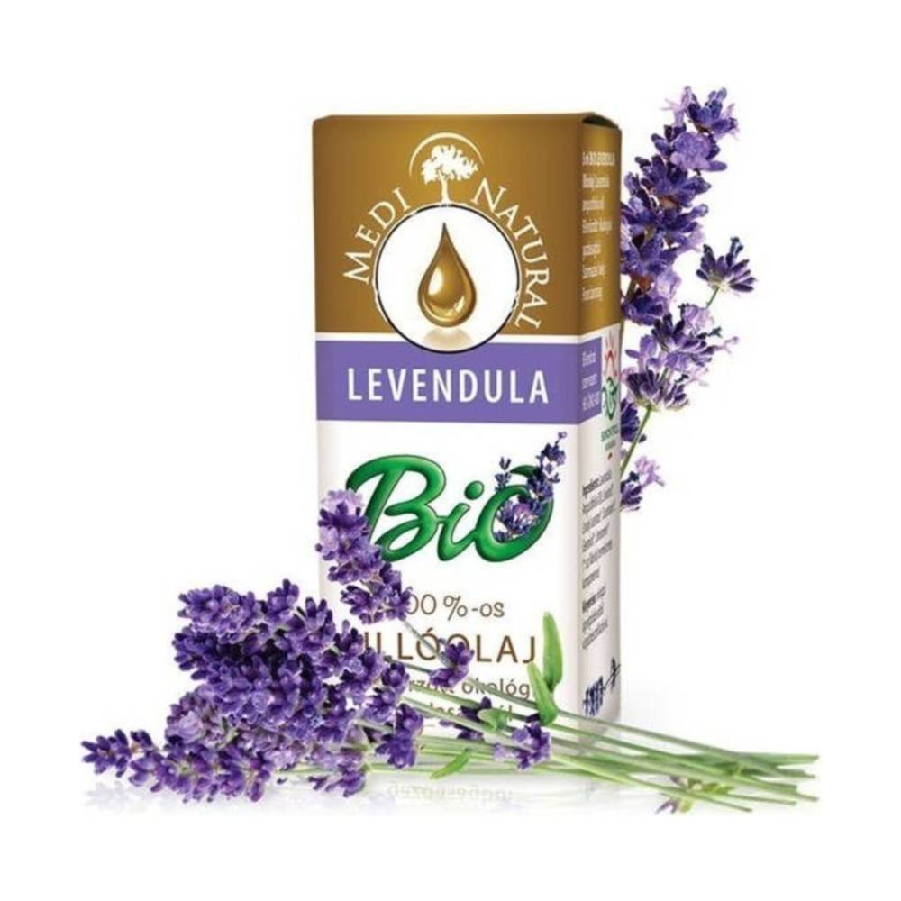 Prírodný bio levanduľový éterický olej Medinatural 100% 5 ml