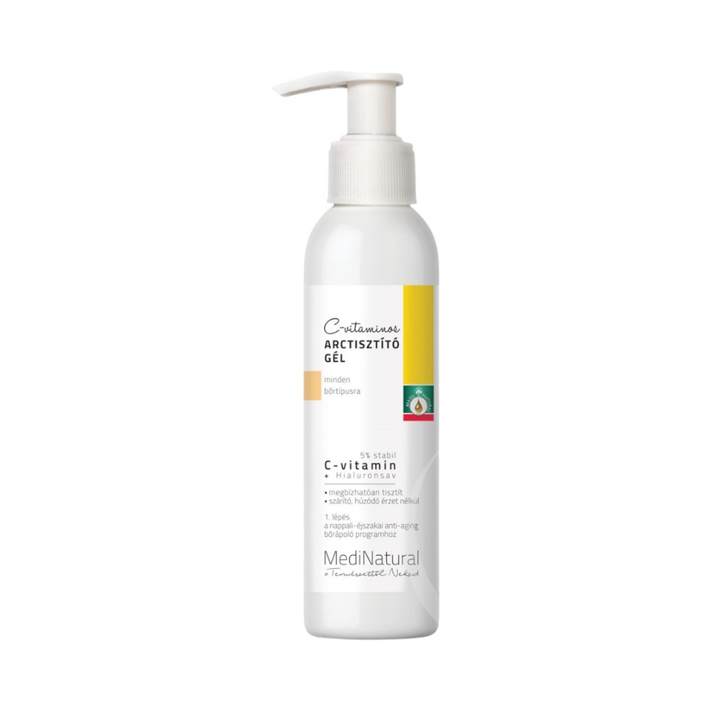 ČISTÍCÍ GEL NA ARKTICKÉ ČIŠTĚNÍ S VITAMÍNEM C, MEDINATURAL 150 ml