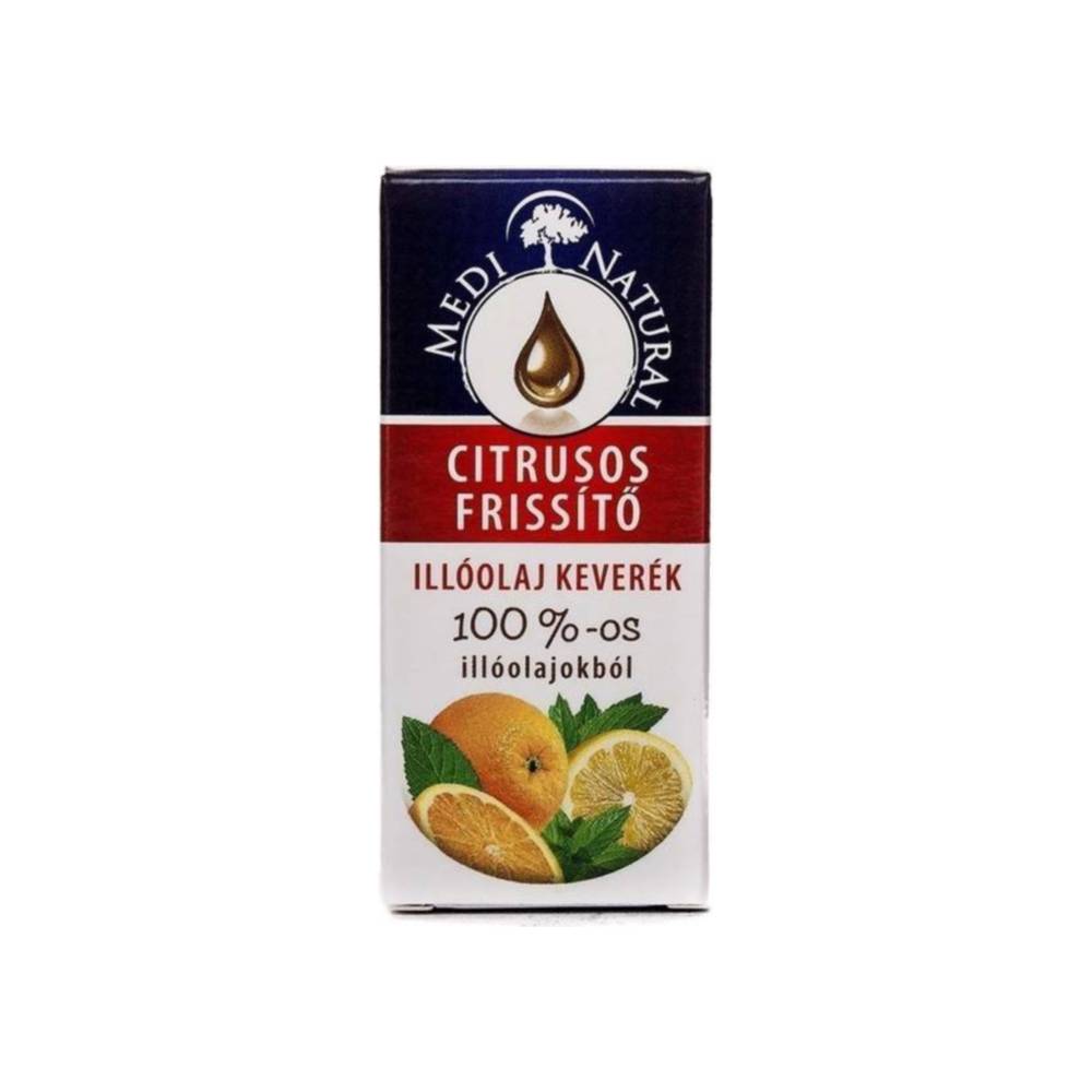 Medinatural citrusový osvěžující 100% směs éterických olejů 10 ml