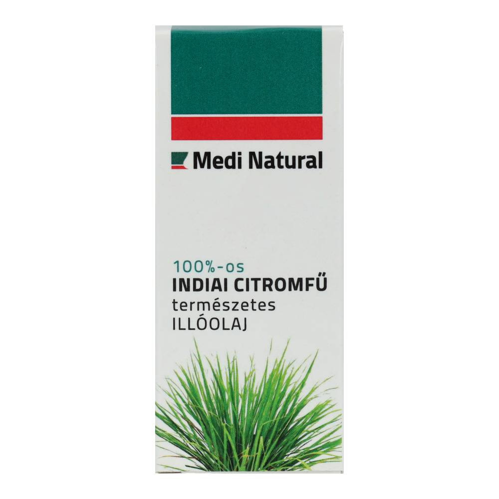 Medinatural Indian Lemongrass 100% Essential Oil 10 ml