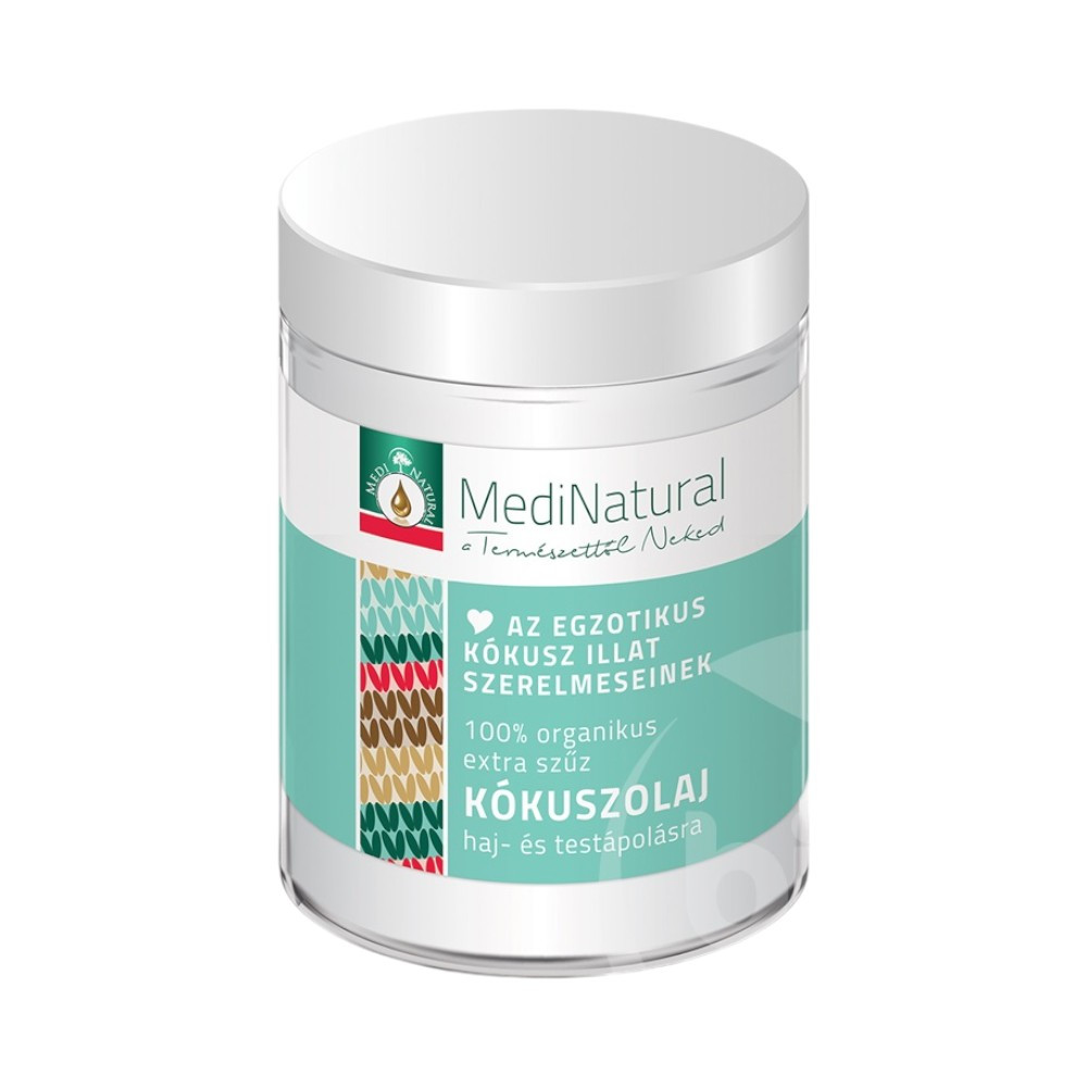 ULEI DE COCOS ORGANIC EXTRA VIRGIN MEDINATURAL 100 ml