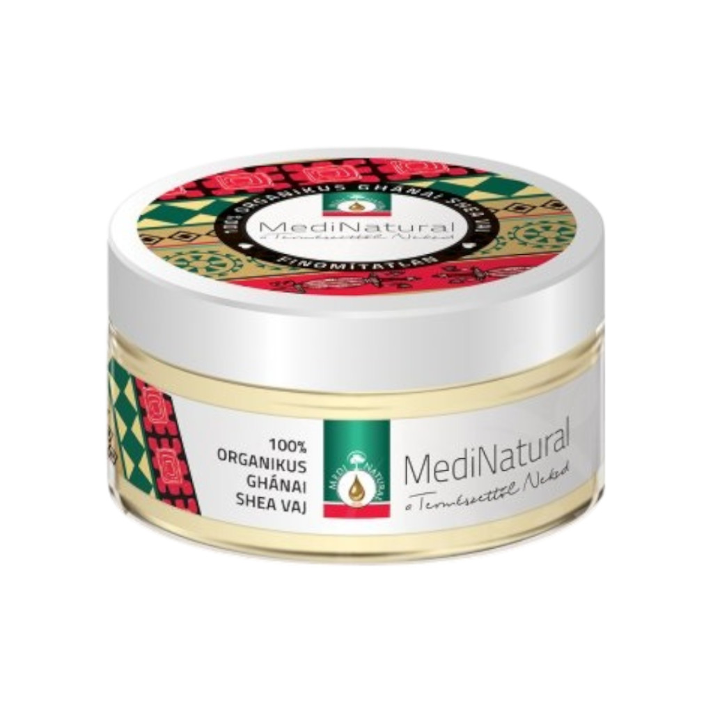 Organic shea butter from Ghana by Medinatural, 100 ml
