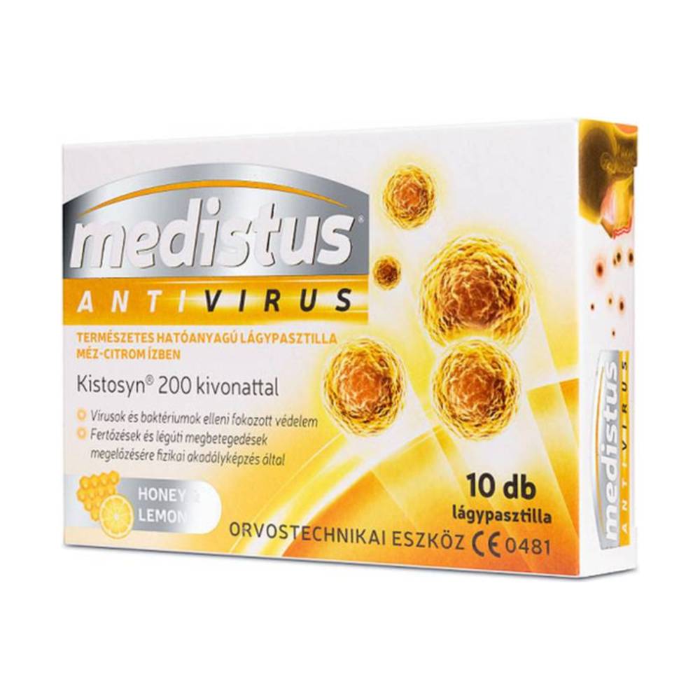Medistus Antivirus Lutschtabletten in Honig-Zitronen-Geschmack, 10 Stück