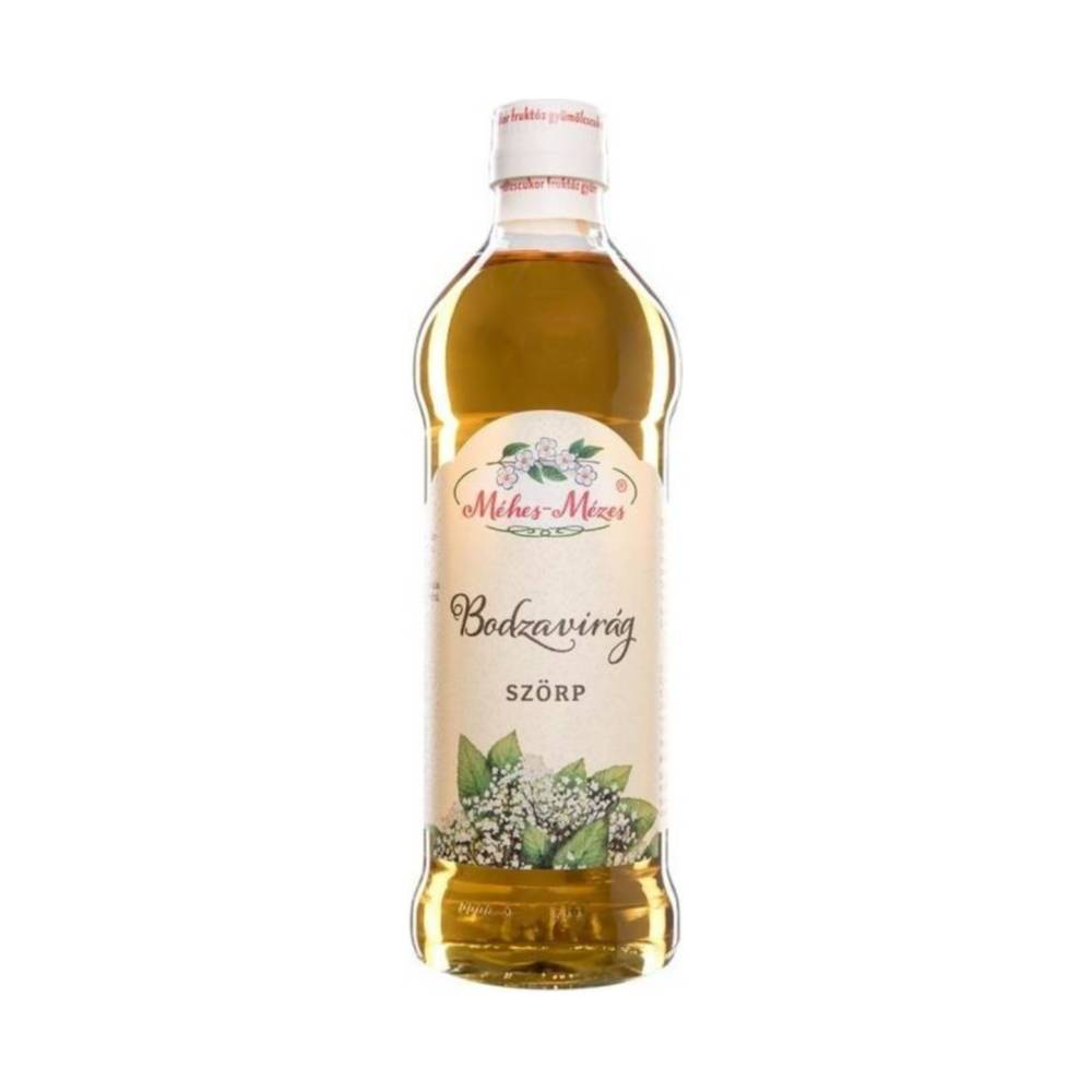 Syrop z miodem i czarnego bzu z cukrem owocowym Méhes 668 g