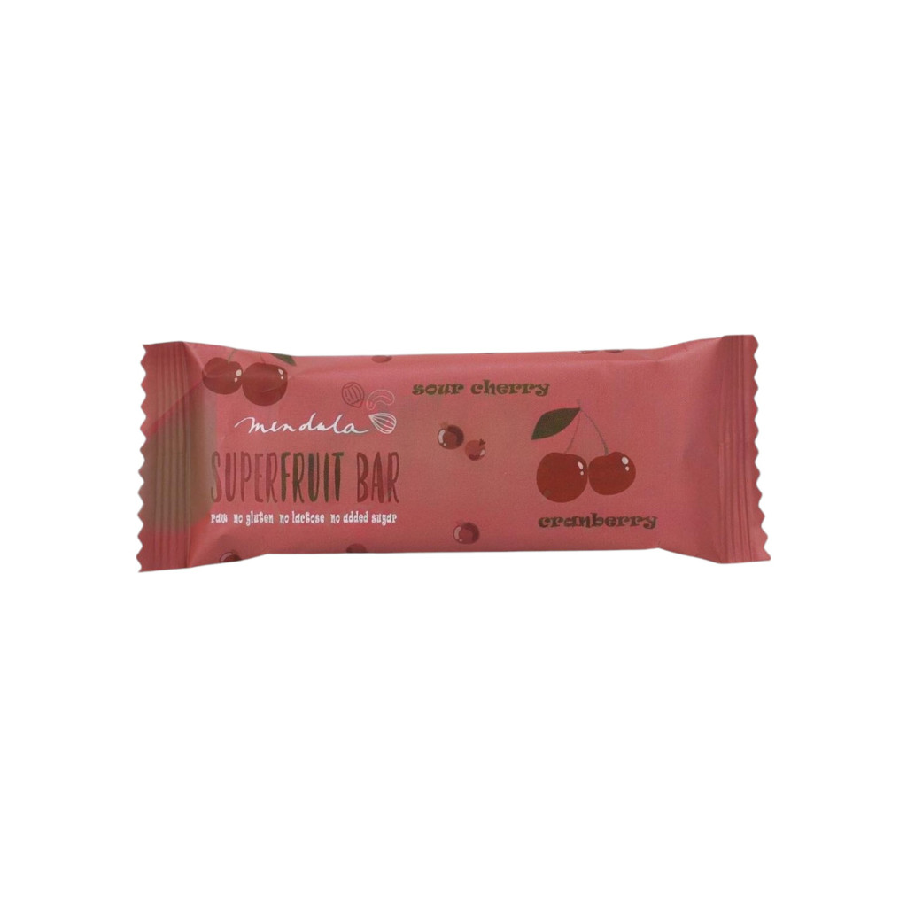 Mendula superfruitová tyčinka s červenou ríbezľou a čerešňou 40 g