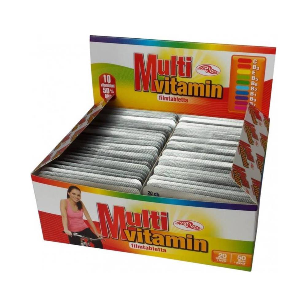 Microse multivitamin tabletta 20 db