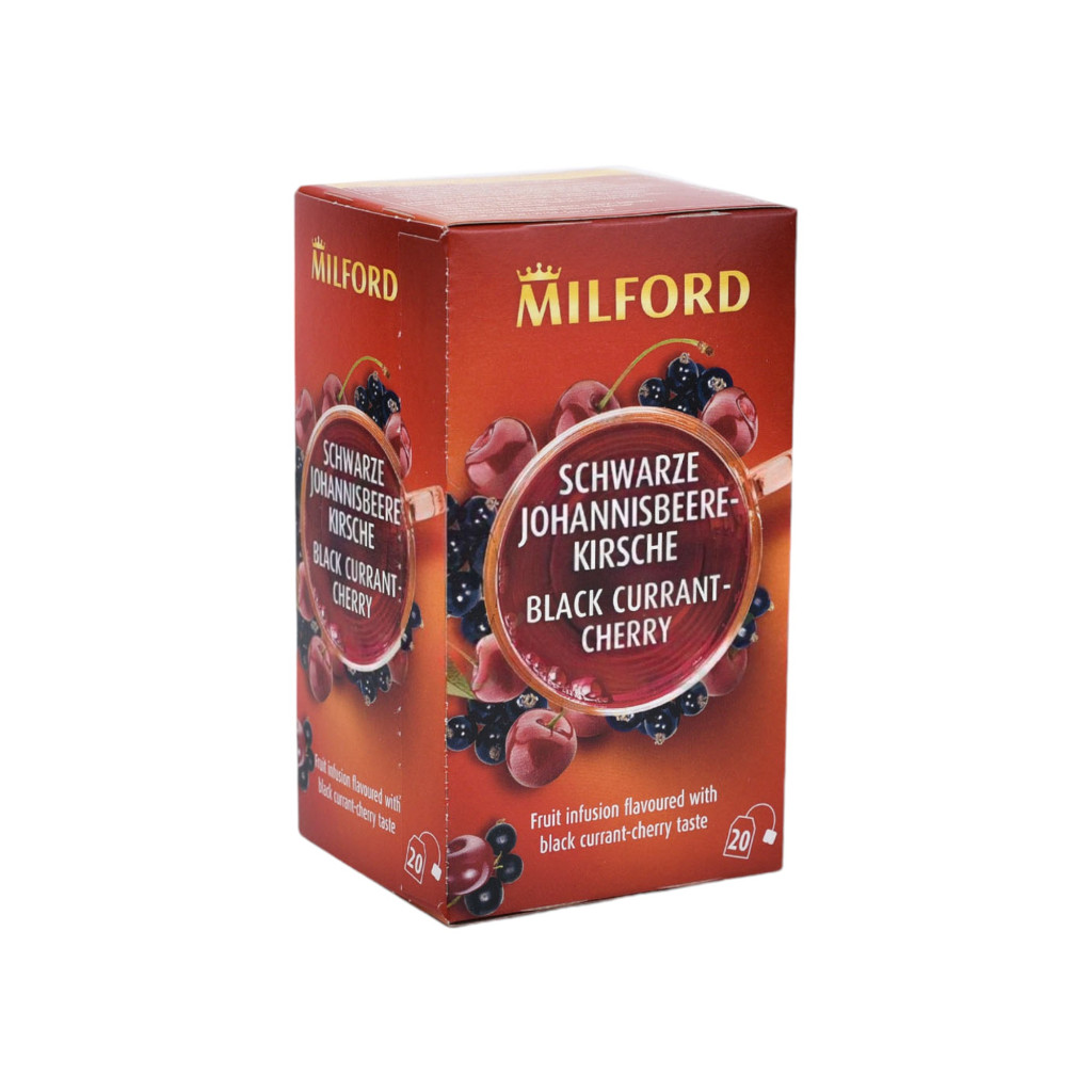 Milford feketeribizli-cseresznye ízű gyümölcstea 20x2,5g 50 g