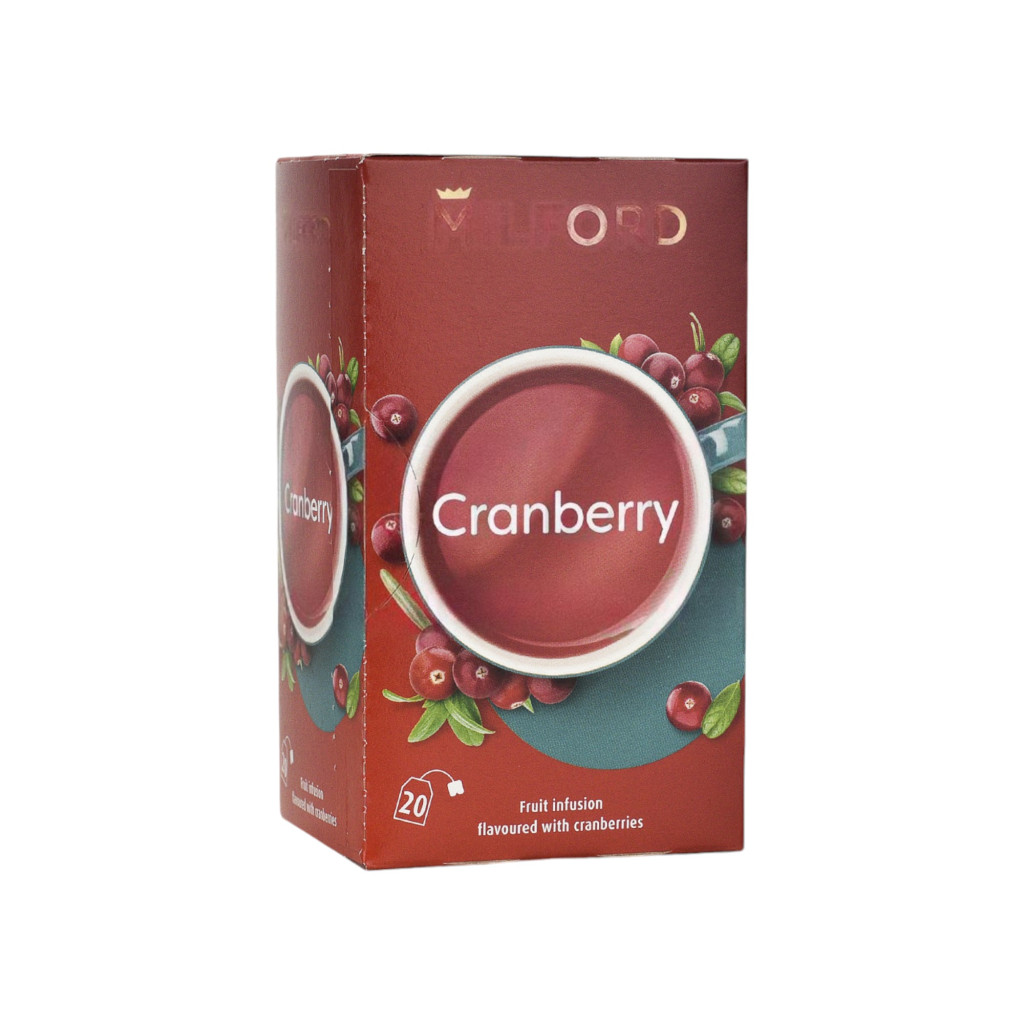 Milford vörösáfonya ízű gyümölcstea 20x2,25g 45 g