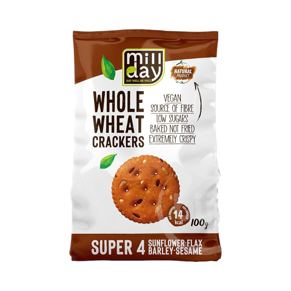Mill Day teljes kiőrlésű kréker 4 magvas 100 g
