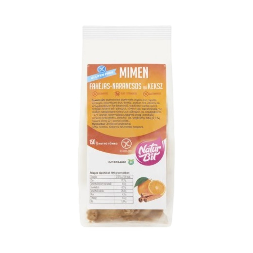 Mimen minden mentes keksz narancsos-fahéjas 160 g