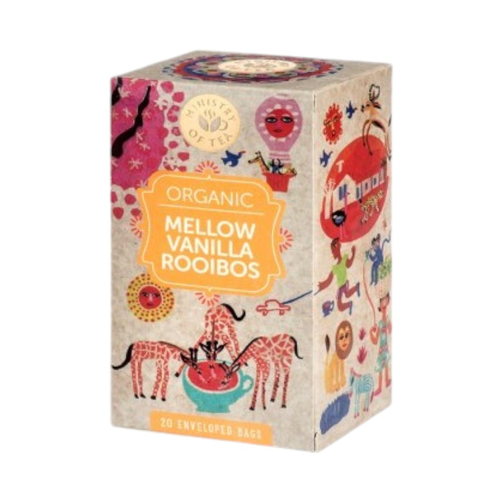 Ministry of tea organic mellow rooibos vaníliás bio tea 35 g