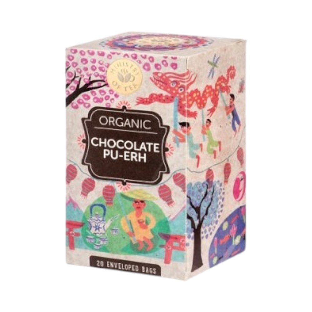 Ministry of tea organic pu erh bio tea csokoládés 35 g