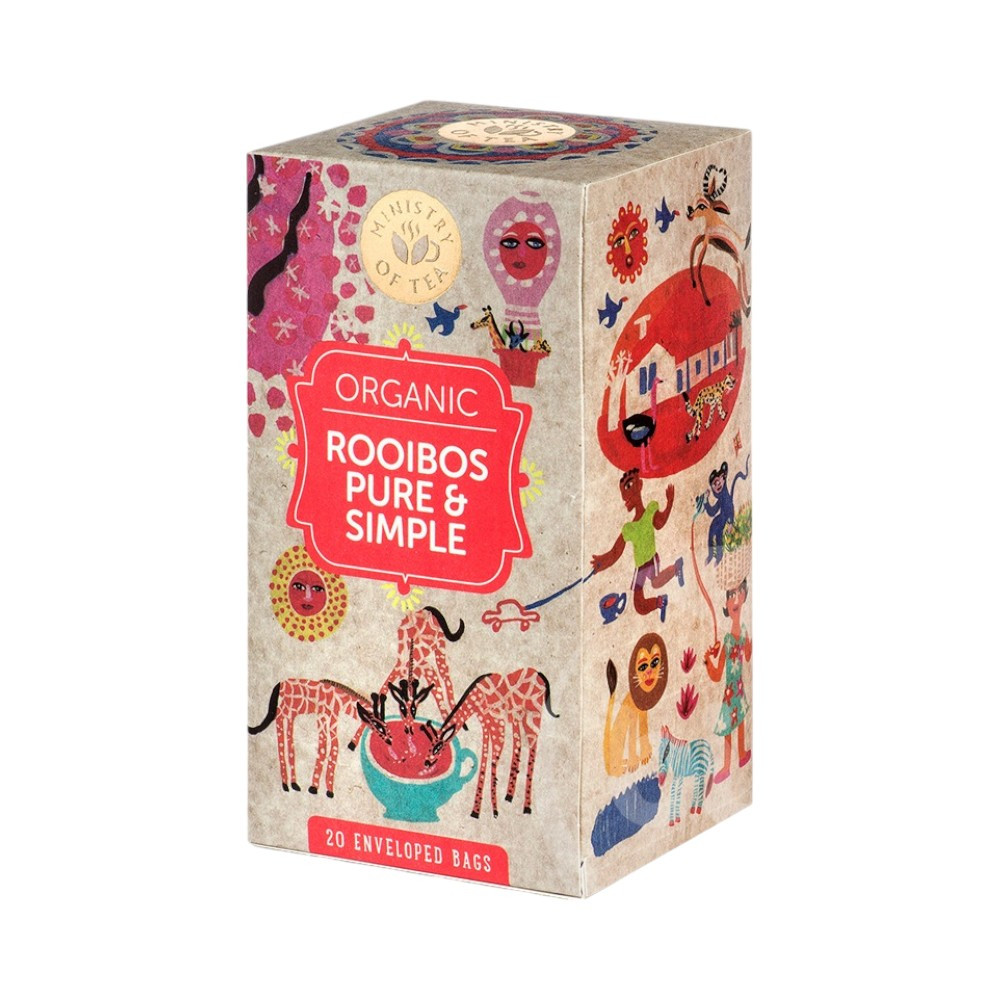 Ministry of tea organic rooibos pure and simple bio tea 35 g