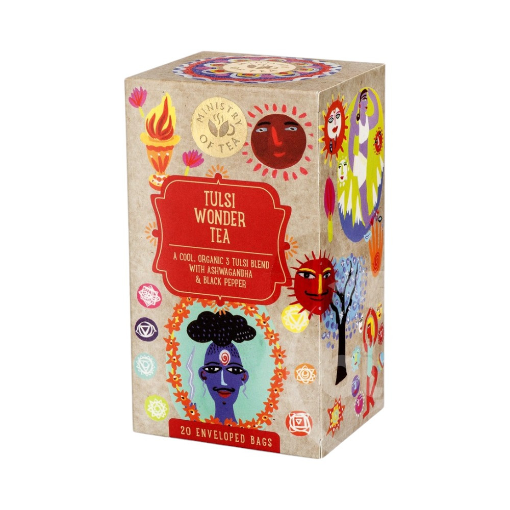 Ministry of tea organic tulsi wonder bio tea 35 g