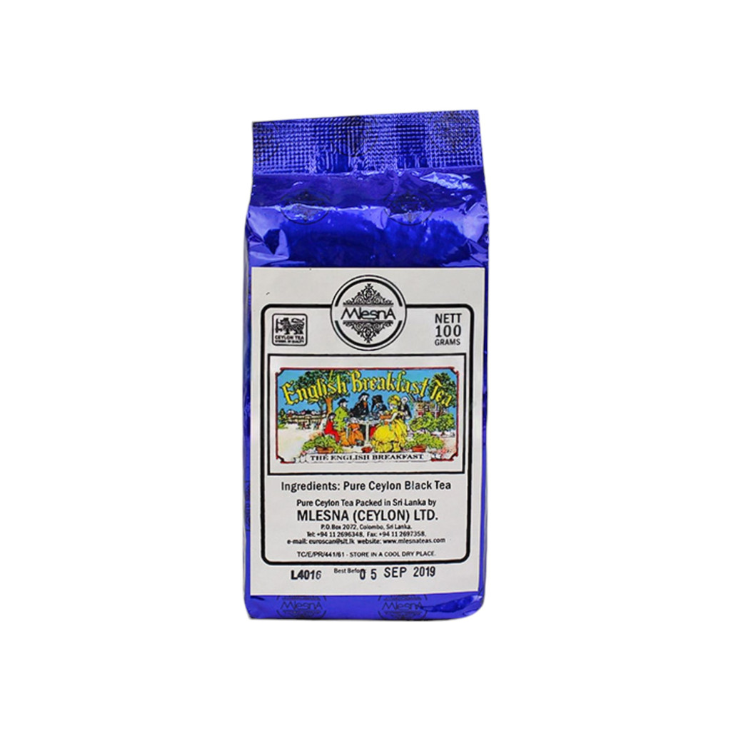 Mlesna fekete tea english breakfast szálas 100 g