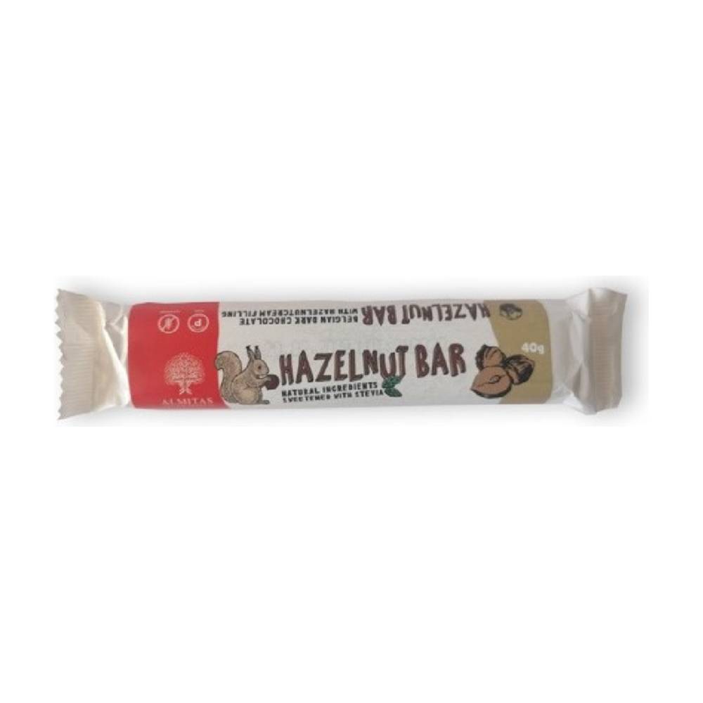 Almitas 40g dark chocolate filled with peanut butter