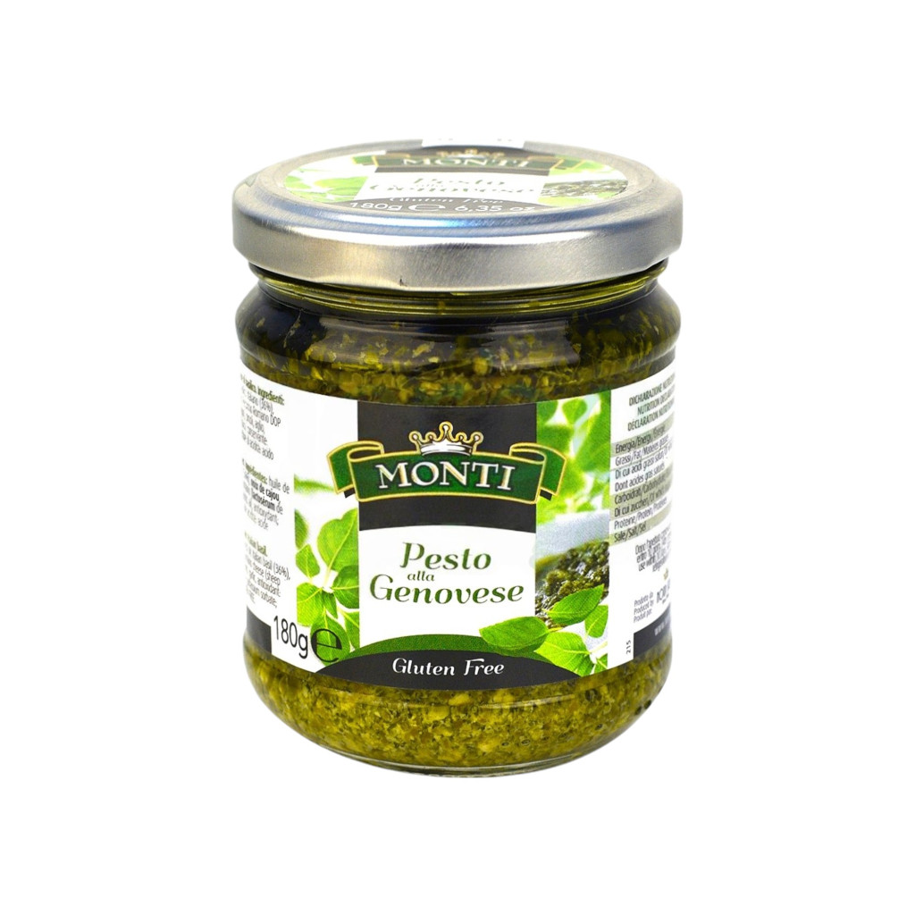 Monti pesto alla genovese bezlepkové pesto 180 g