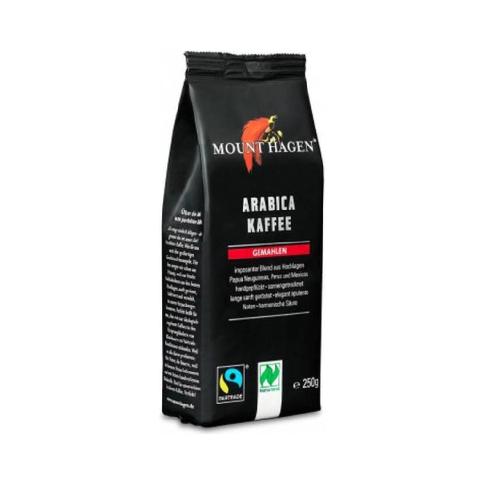 Bio mletá káva Mount Hagen 250 g