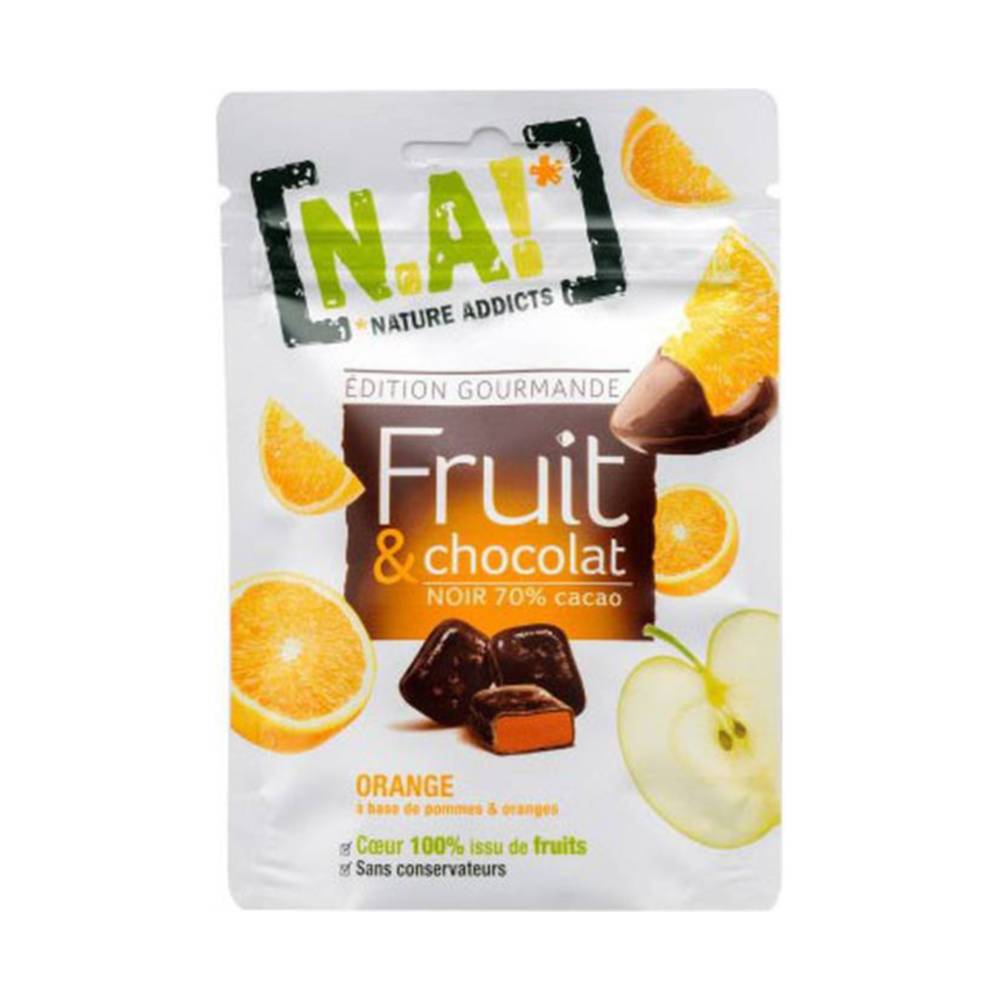 N.A! FRUCTE DE CIOLATĂ CU MERE ȘI PORTOCALE 35 g
