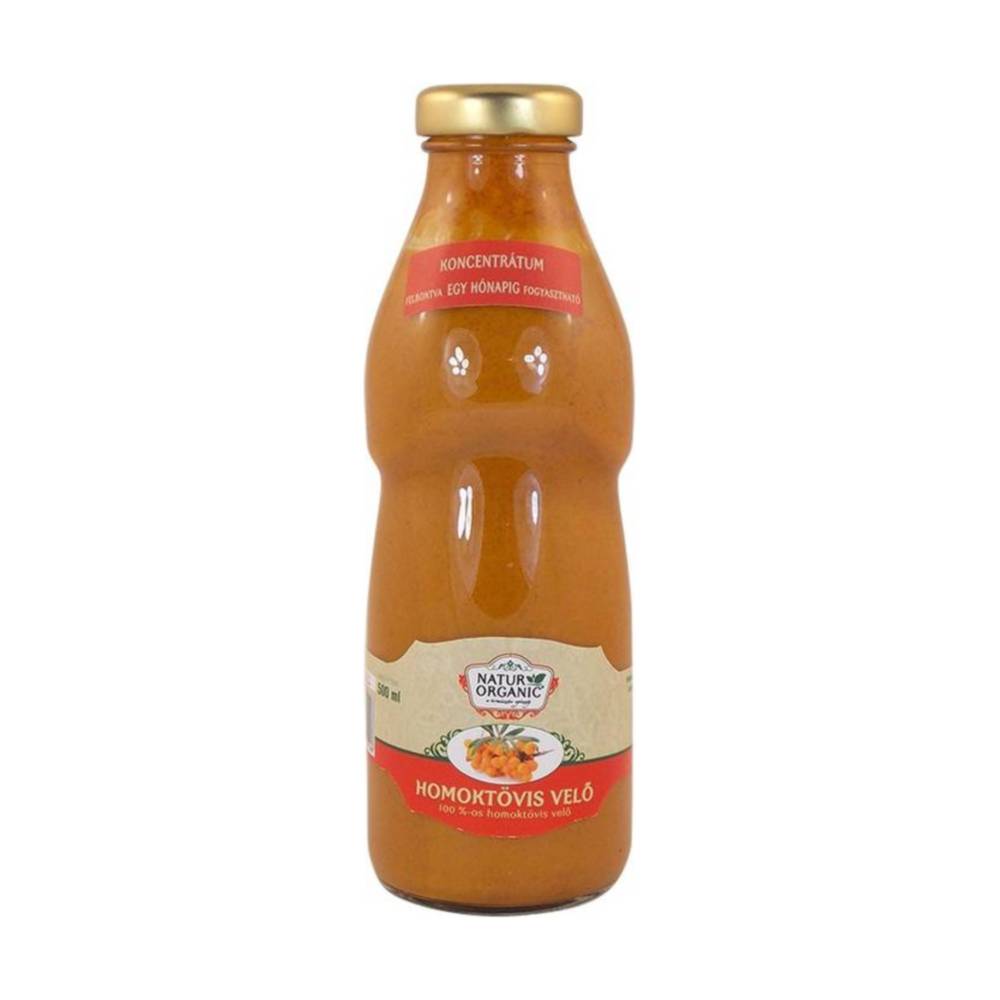Prírodný organický džús z rakytníka 100% 500 ml
