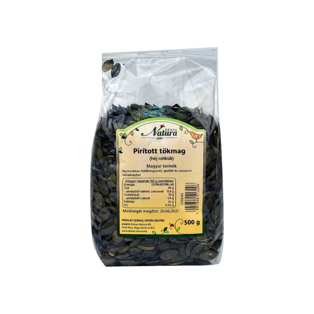 NATURA PRAŽENÉ TYKVANÉ SEMIENKA 500 g