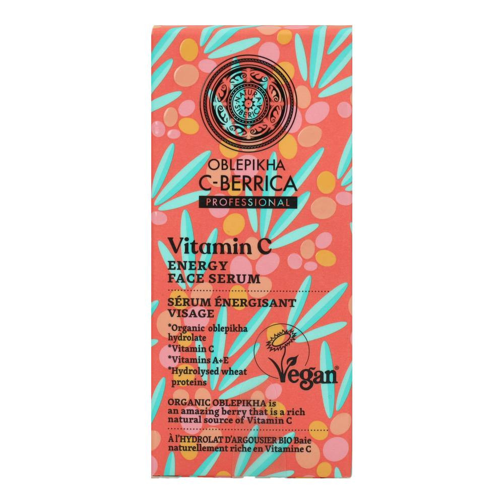Natura siberica oblepikha C-berrica energetizáló arcszérum c-vitaminnal 30 ml