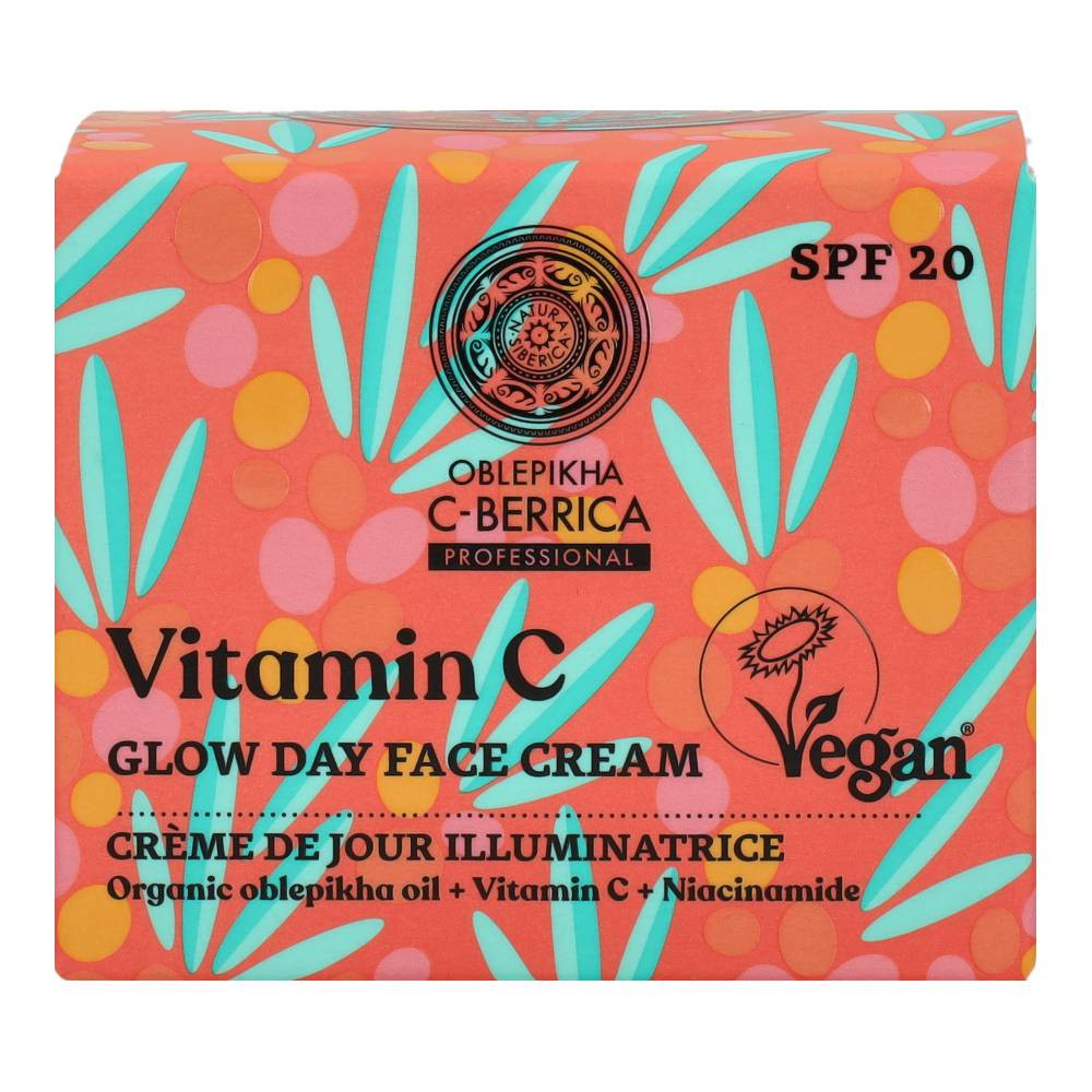 Natura Siberica Oblepikha C-Berrica denný krém na zvýraznenie s vitamínom C 50 ml