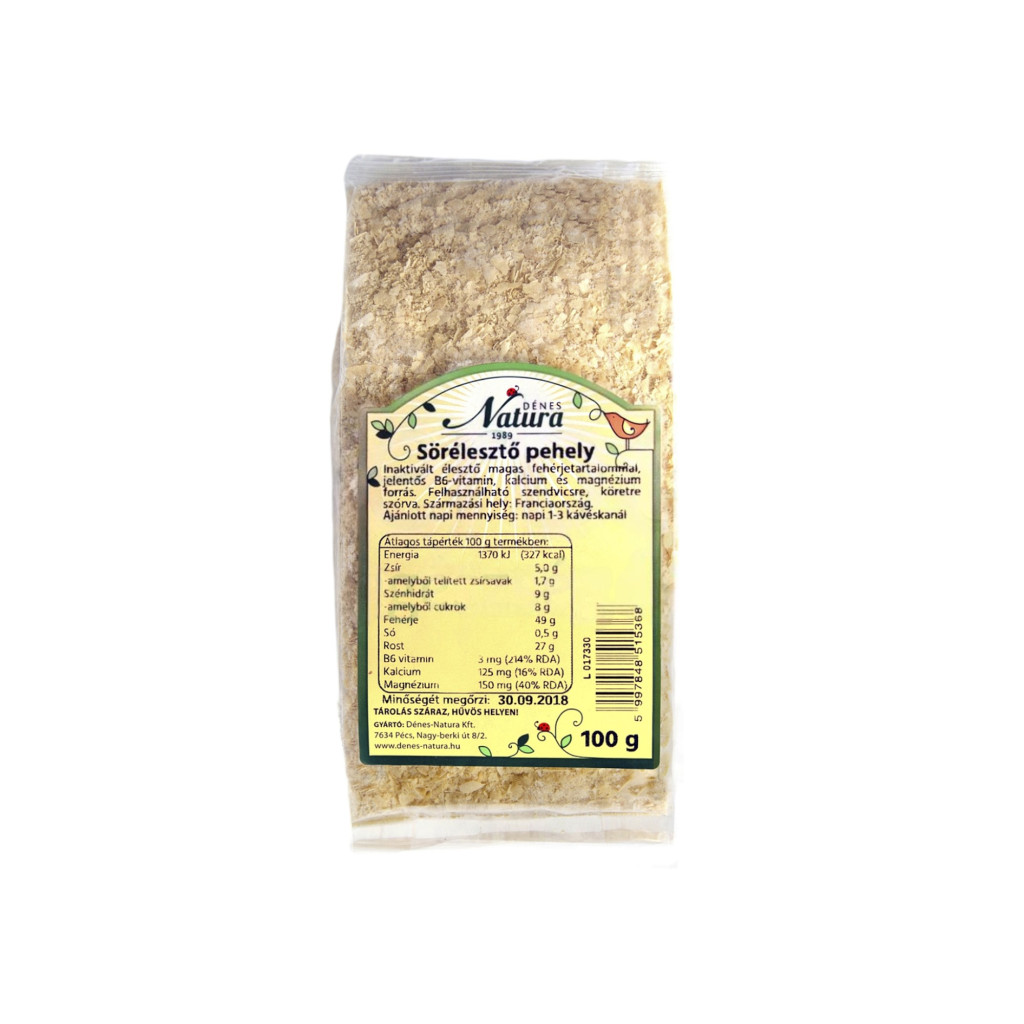 Naturalne płatki drożdży piwowarskich 100 g