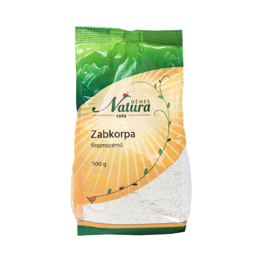 Tărâțe de ovăz Natura, granulație fină, 500 g