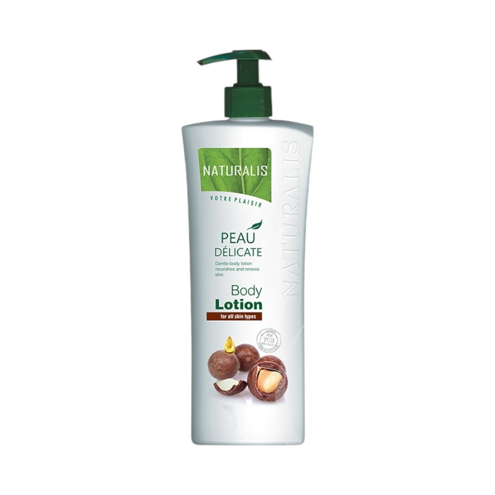 Natural body lotion with macadamia oil 500 ml