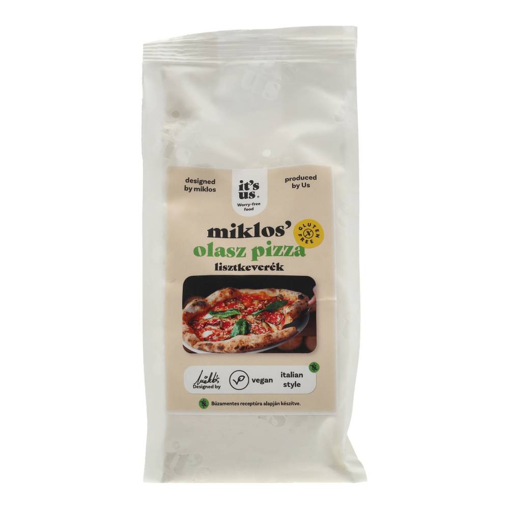 Amestec de făină pentru pizza italiană fără gluten Naturbit, 500 g