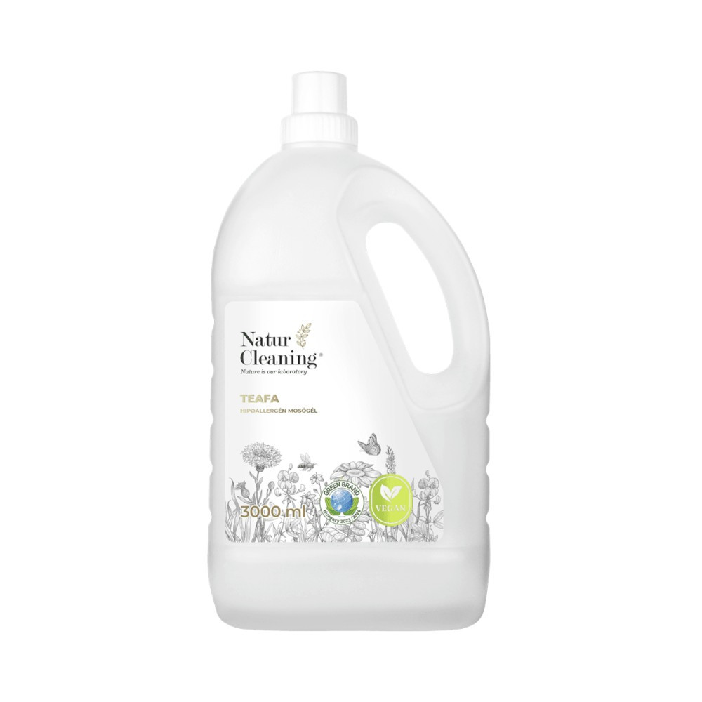Naturcleaning wash taps teafa aloe hipoallergén mosógél 3000 ml